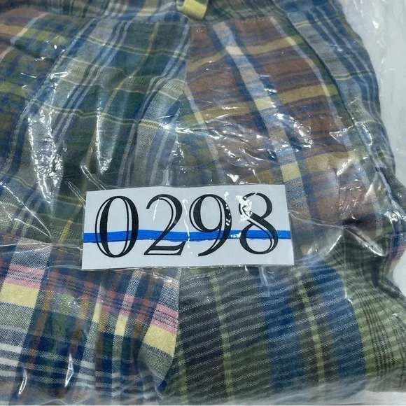 Polo By Ralph Lauren patchwork shorts light fade Mens Size 37 waist 0298 - Picture 9 of 9